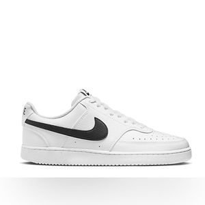 Nike Court Vision Low Next Nature Sneaker White/Black Size 14 DH2987-101